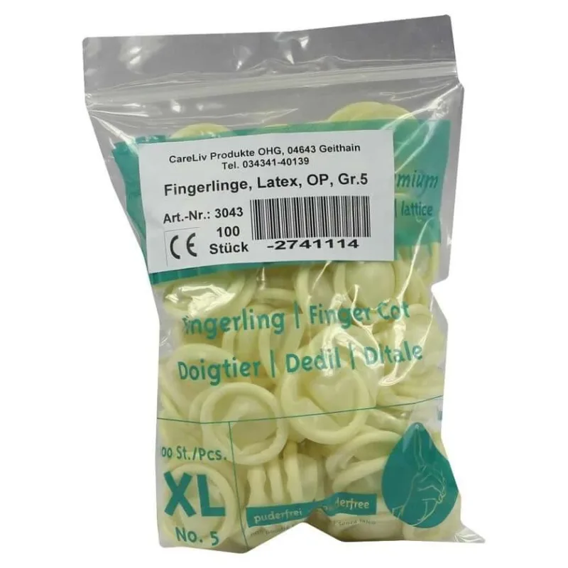 Suporturi pentru degete latex OP mărimea 5 100 buc — preț și oferte
