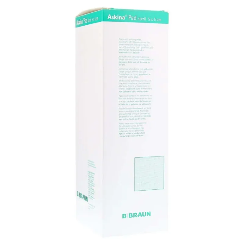 Pansament Askina Pad 5x5 cm neaderent 100 buc. — preț și oferte