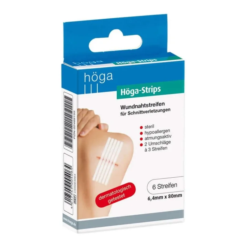 Fâșii de sutură Höga-strips 6,4x80 mm 2X3 buc — preț și oferte