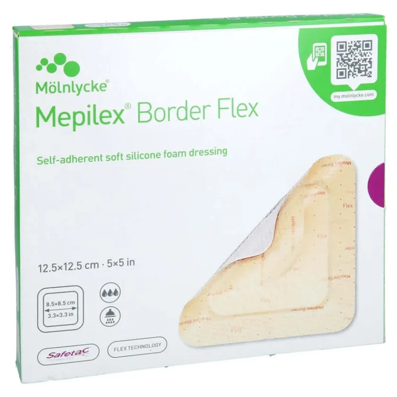 Mepilex Border Flex spumă adezivă 12.5 5 buc. — preț și oferte
