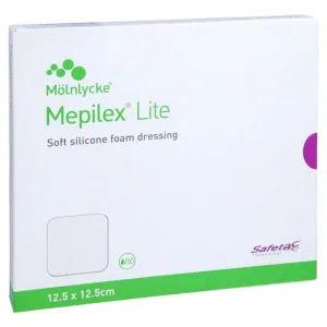 Pansament spumă Mepilex Lite 12,5 x 12,5 cm steril 5 buc.