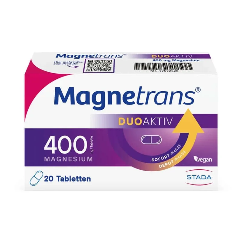 Magnetrans Duo-aktiv 400 Mg Tablete 20 Capsule — preț și oferte