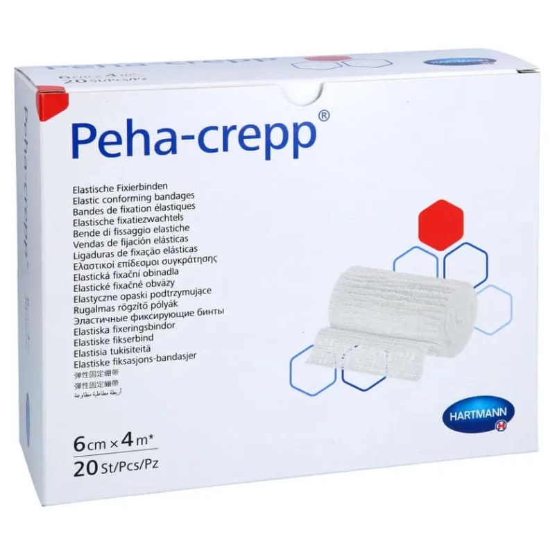PEHA Bandaj de fixare Crepp 6 cmx4 m 20 buc — preț și oferte