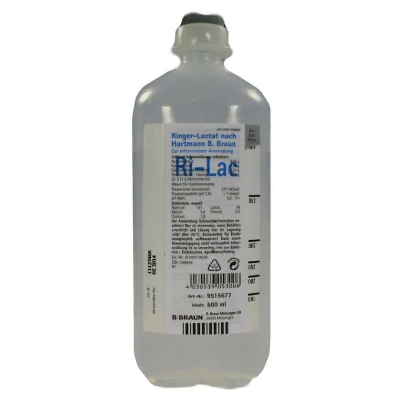 Ringer Lactat N.hartm.b.braun Ecofl.Plus 500 ml — preț și oferte