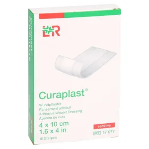 Curaplast Pansamente sensibile pentru răni 4x10cm 10 buc