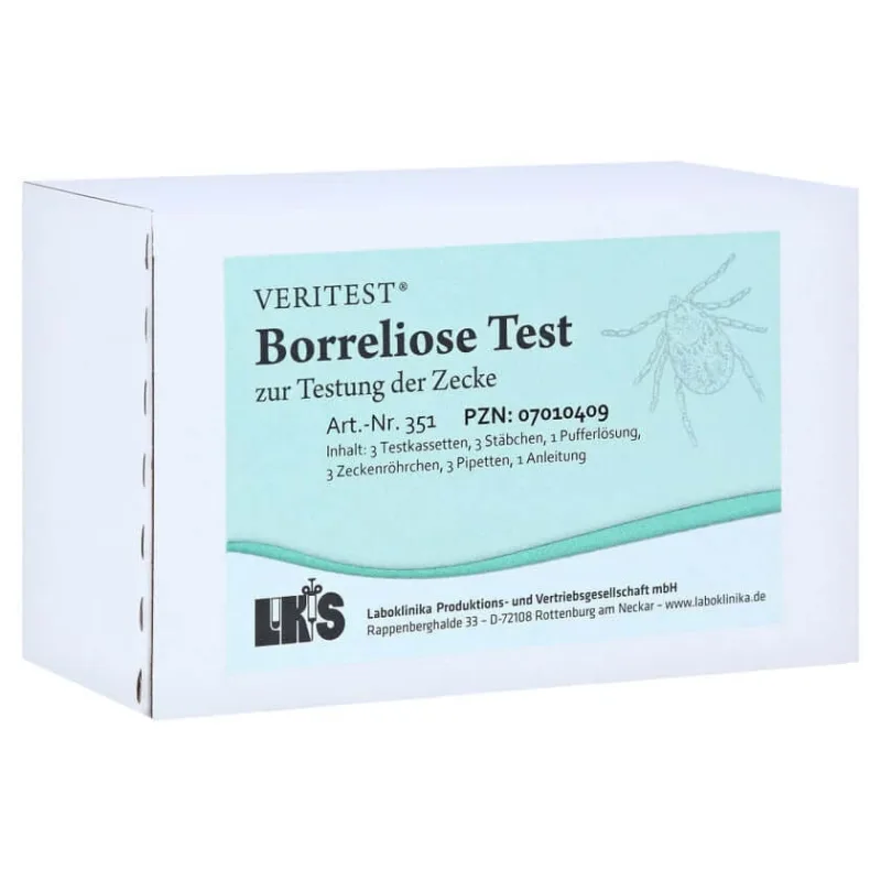 Test pentru boala Lyme pentru testarea căpușei Te 3 buc — preț și oferte