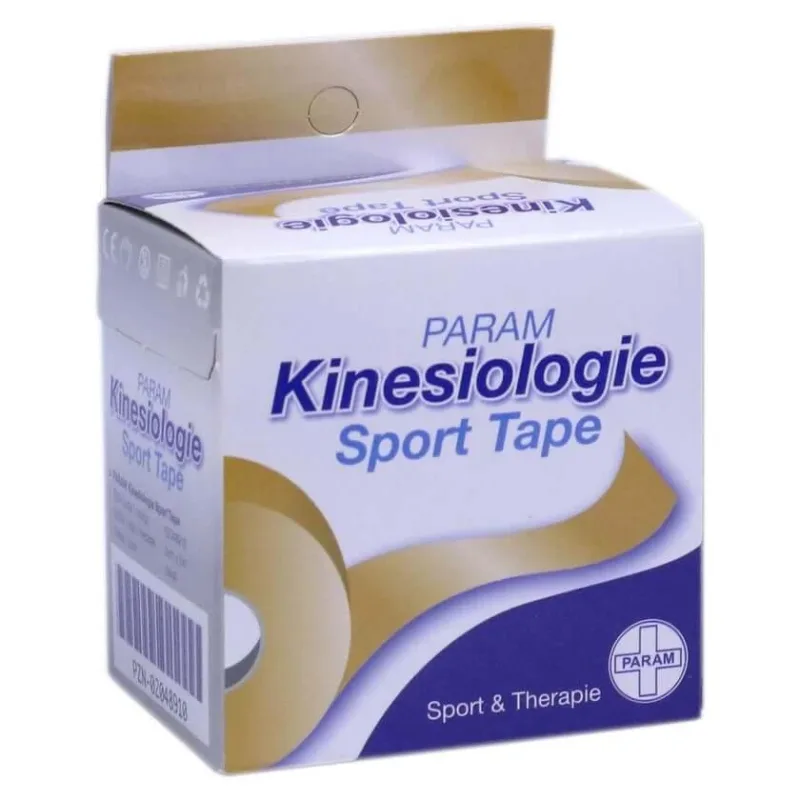 Bandă kinesiologică sport 5 cmx5 m bej 1 buc — preț și oferte
