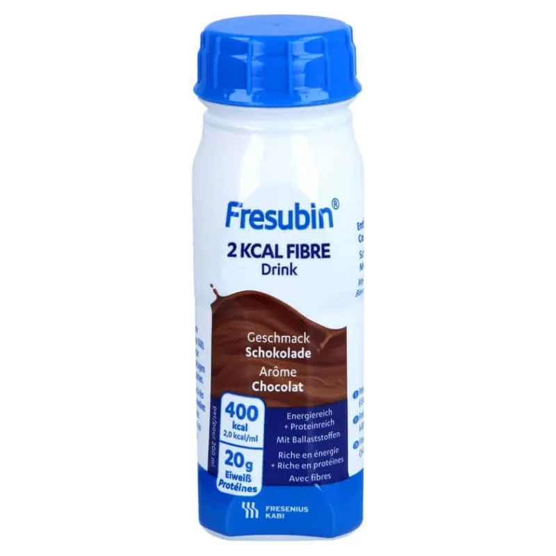 Fresubin 2 kcal Fibre DRINK Ciocolată T 24X200 ml — preț și oferte