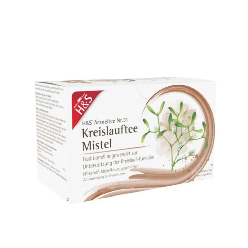 H&S Kreislauftee Mistletoe 20X2,0 g — preț și oferte