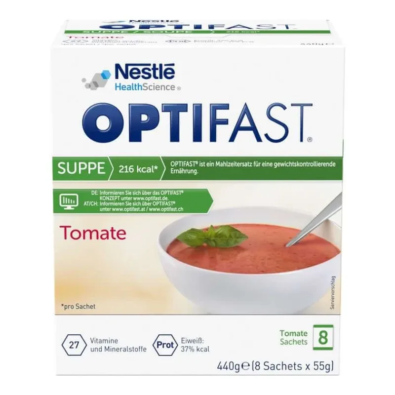 Supă de roșii OPTIFAST 8X55 g — preț și oferte