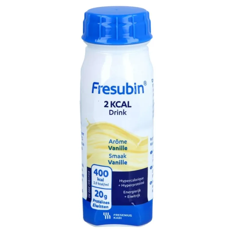 Fresubin 2 Kcal Drink Vanilie Sticlă de băut 24X200 ml — preț și oferte