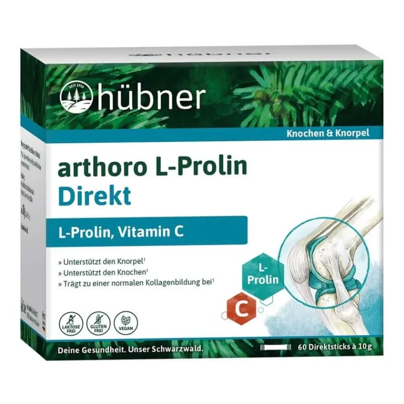 HÜbner Arthoro L-prolină pulbere directă 60X10 g — preț și oferte