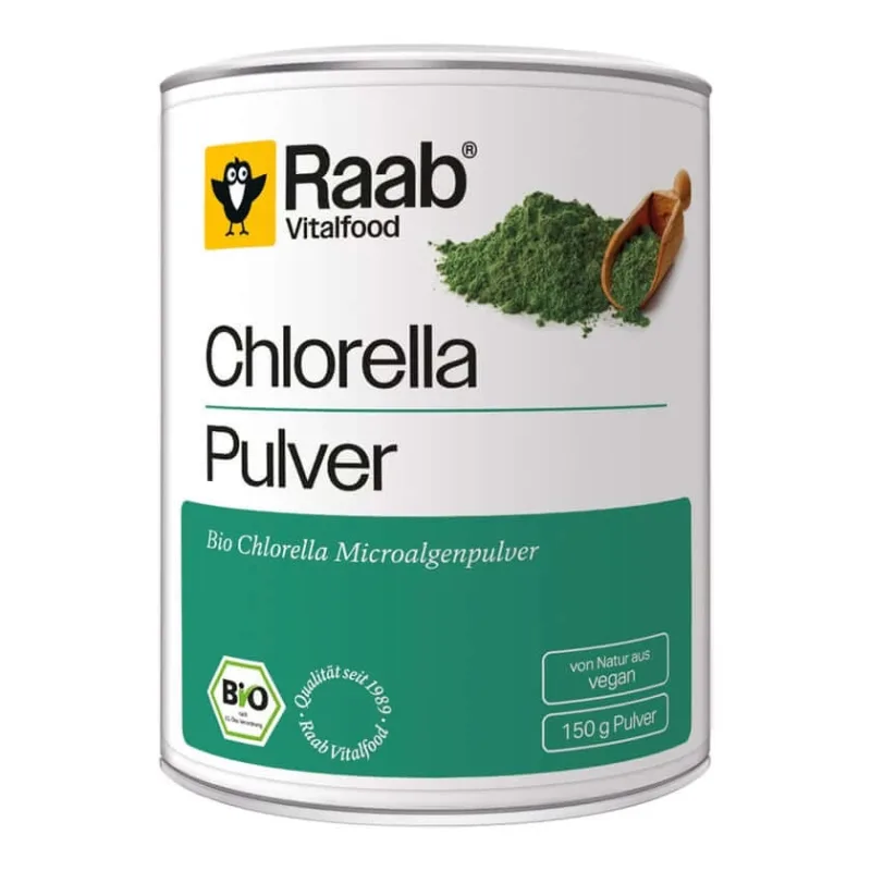 Raab Vitalfood Chlorella pulbere organică 150 g — preț și oferte
