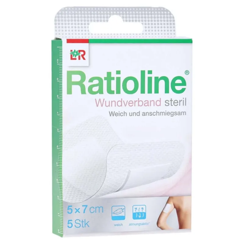 Pansament Ratioline 7x5 cm steril 5 buc. — preț și oferte