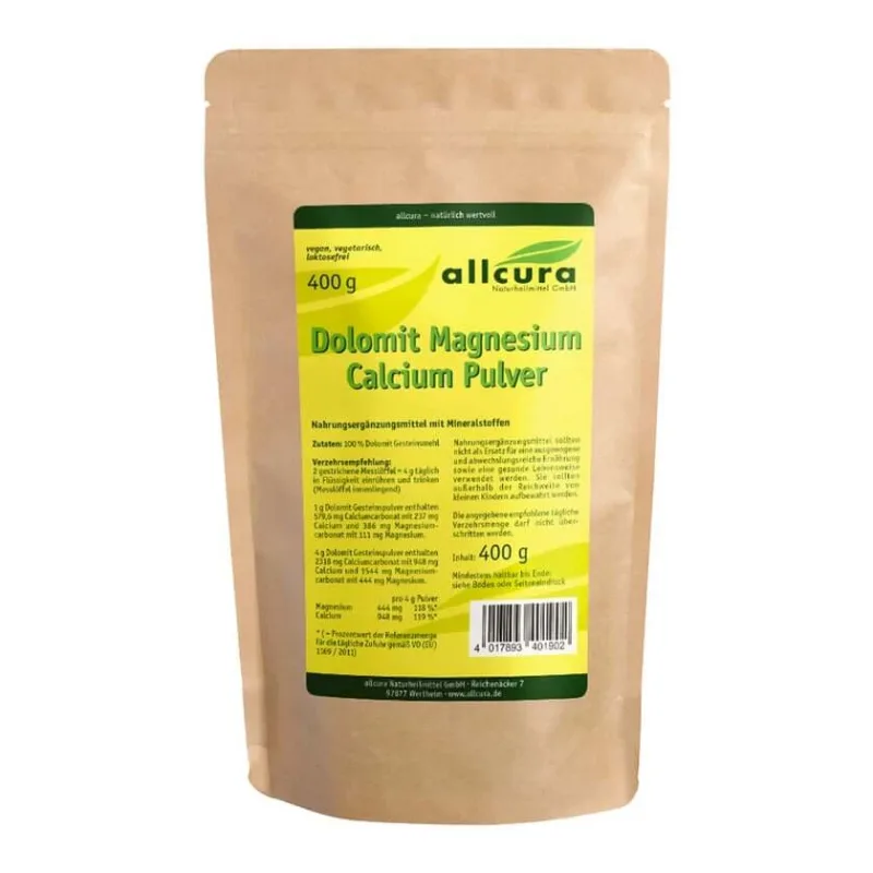 Dolomit magneziu calciu pulbere 400 g — preț și oferte