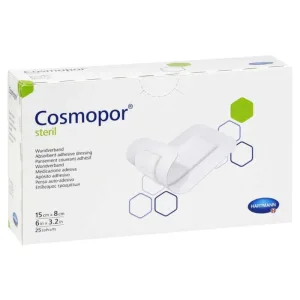 Pansament steril pentru răni Cosmopor 8x15 cm 25 buc
