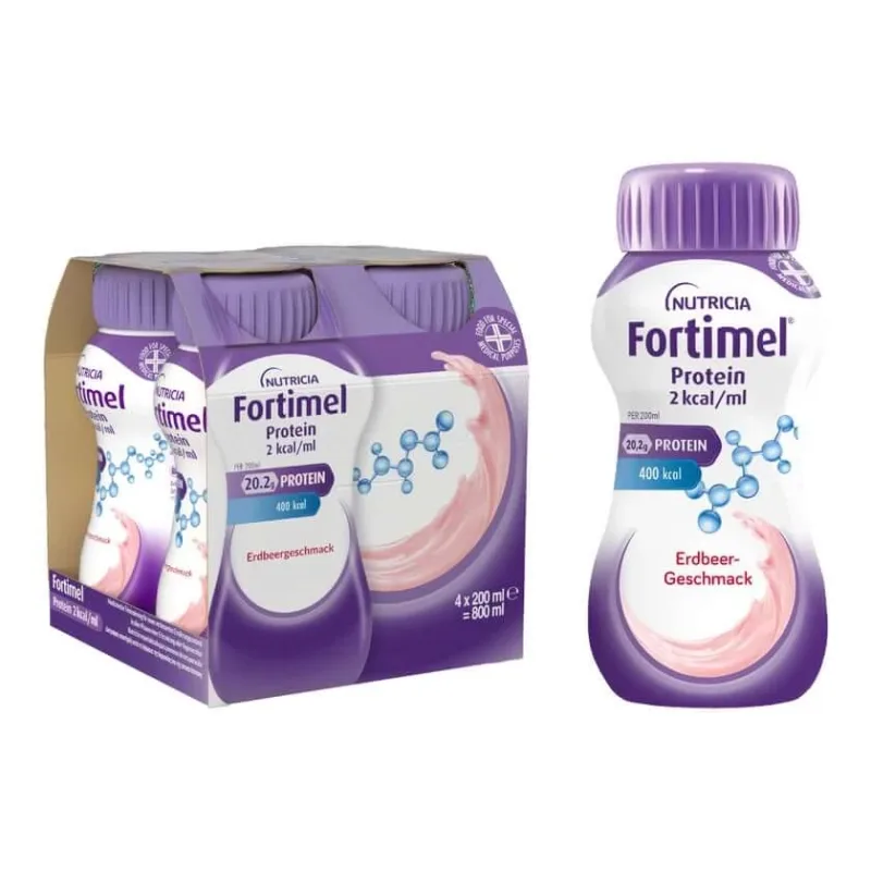 Fortimel Protein 2kcal aromă de căpșuni 32X200 ml — preț și oferte