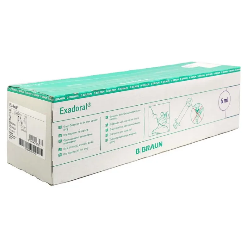 Exadoral B.braun Seringă orală 5 ml 100 buc — preț și oferte