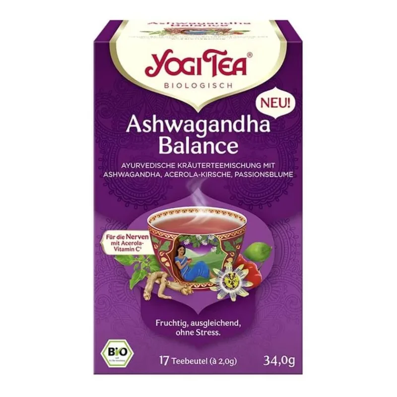 Yogi Tea - Ashwagandha Balance Organic Herbal Tea 17X2,0 g — preț și oferte