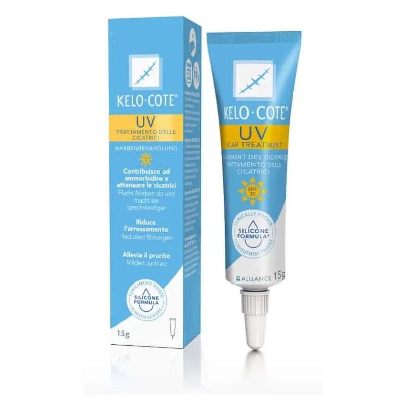 Kelo-cote UV silicon cicatrice gel SPF 30 15 g — preț și oferte
