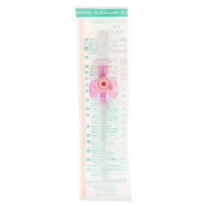 B. Braun Vasofix Safety cateter intravenos roz-alb, PUR 20G, 1.1 x 25mm 1 buc