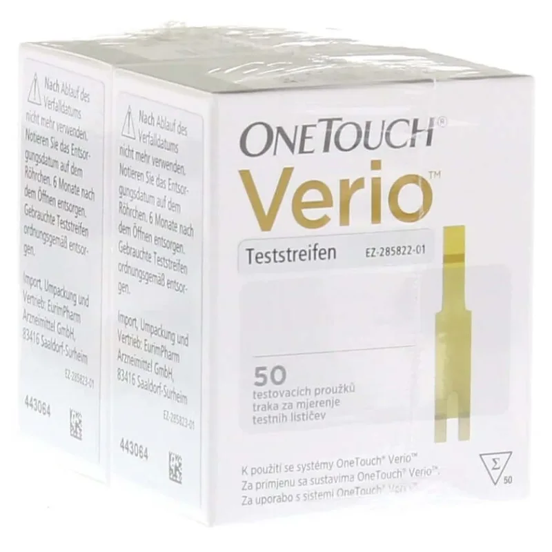 Benzile de testare ONE Touch Verio 100 buc — preț și oferte