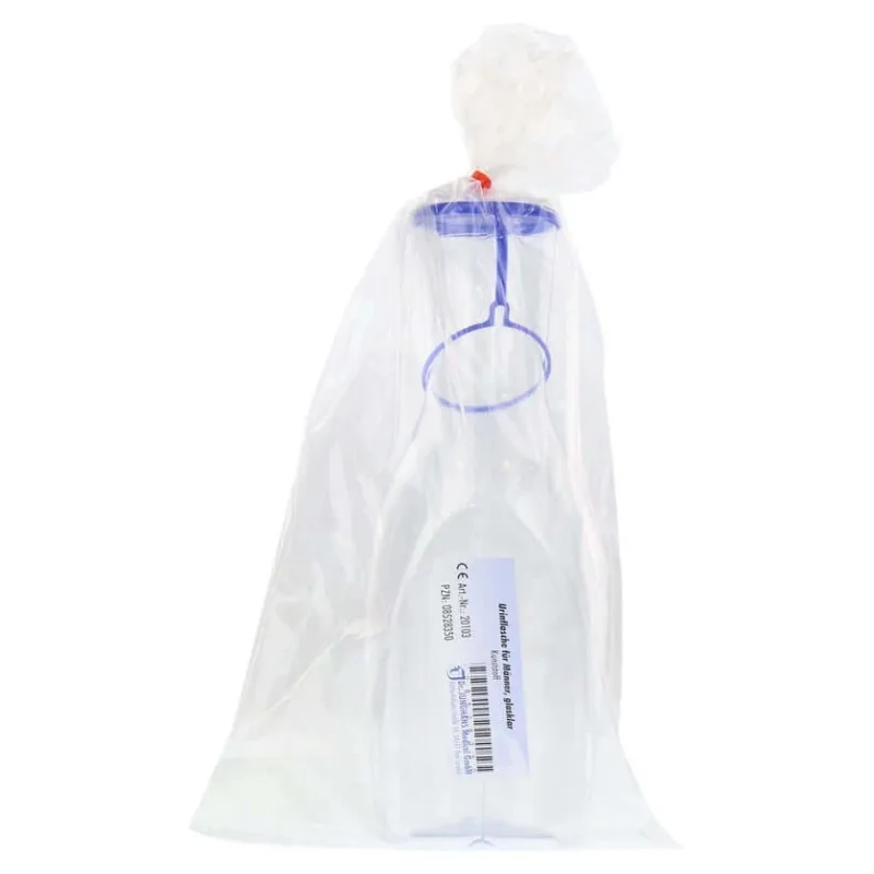Sticlă de urină pentru bărbați din plastic cristal clar 1 buc — preț și oferte