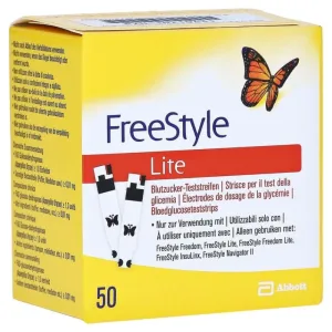 Benzile de testare Freestyle Lite fără codificare 50 buc