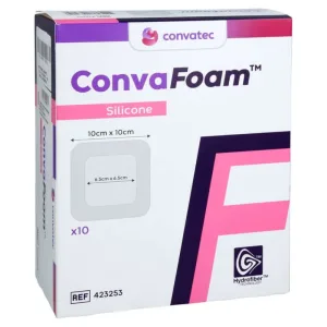 Bandaj din silicon Convafoam 10 x 10 cm, 10 bucăți