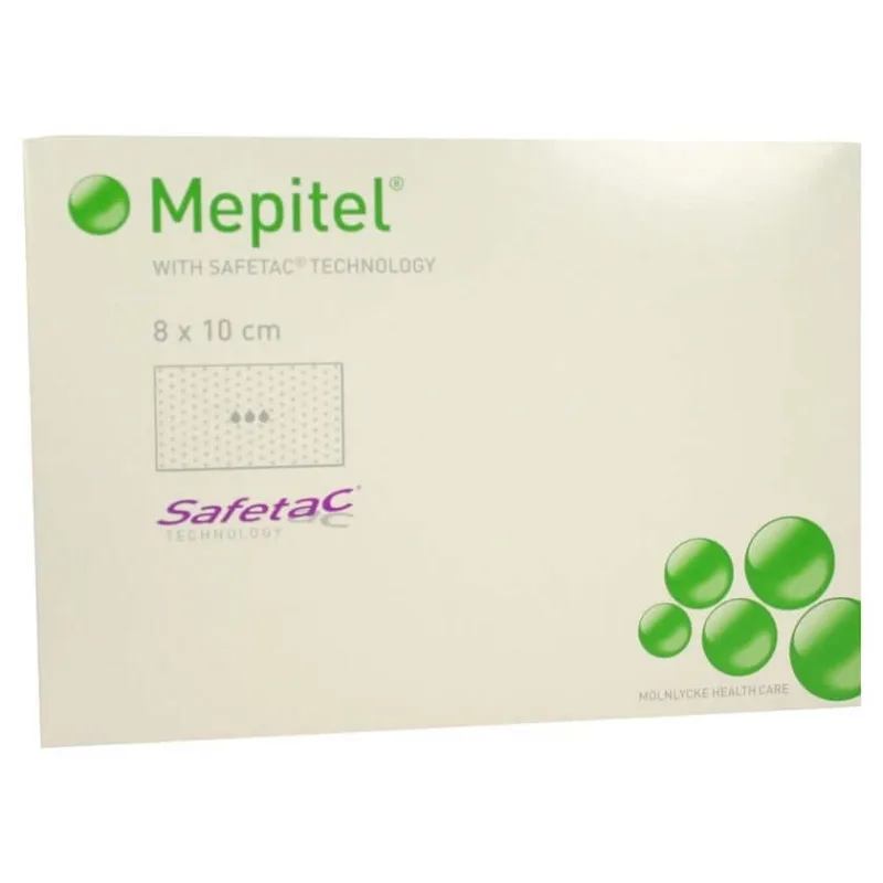 Bandaj din plasă de silicon Mepitel, 8 x 10 cm, steril, 5 bucăți — preț și oferte
