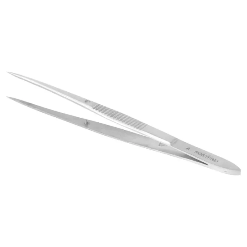 Pensetă pentru așchii, cu vârf ascuțit, din oțel inoxidabil, 10,5 cm, 1 buc. — preț și oferte
