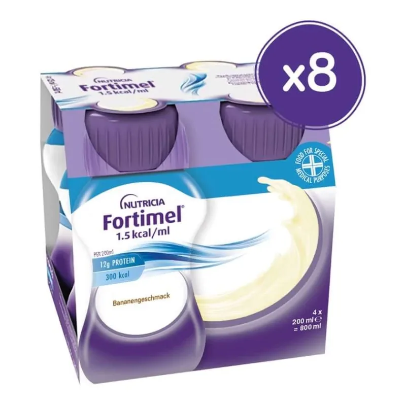 Fortimel 1,5 kcal cu aromă de banană 32 x 200 ml — preț și oferte