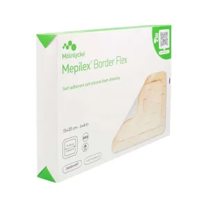 Mepilex Border Flex, bandă adezivă din spumă, 15 x 20 cm, 10 buc.