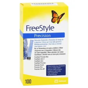 Benzi de testare a glicemiei Freestyle Precision, 100 buc.