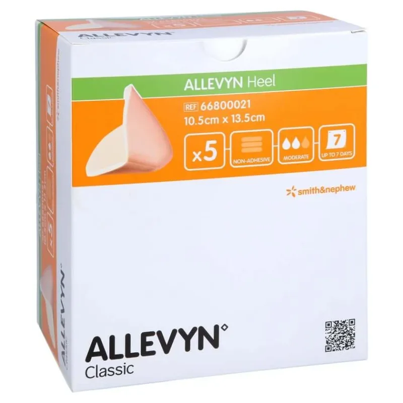 Allevyn Heel – bandaj din spumă pentru călcâi, 10,5 cm, 5 buc. — preț și oferte