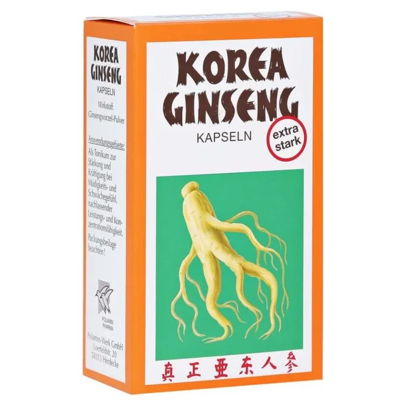 Ginseng coreean extra puternic, capsule, 80 buc. — preț și oferte