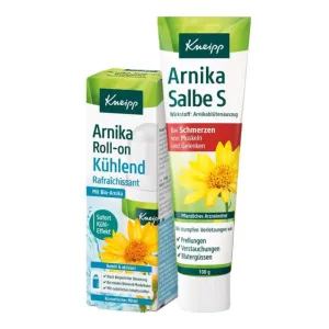 Set Kneipp cu unguent de arnică S și roll-on răcoritor