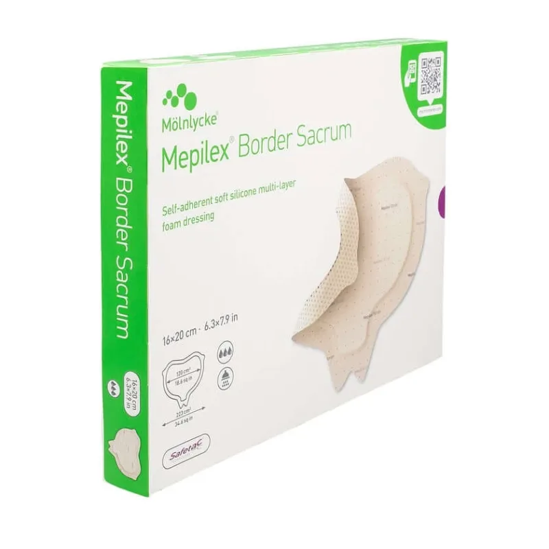 Mepilex Border Sacrum, pansament din spumă, 16 x 20 cm, steril, 5 bucăți — preț și oferte