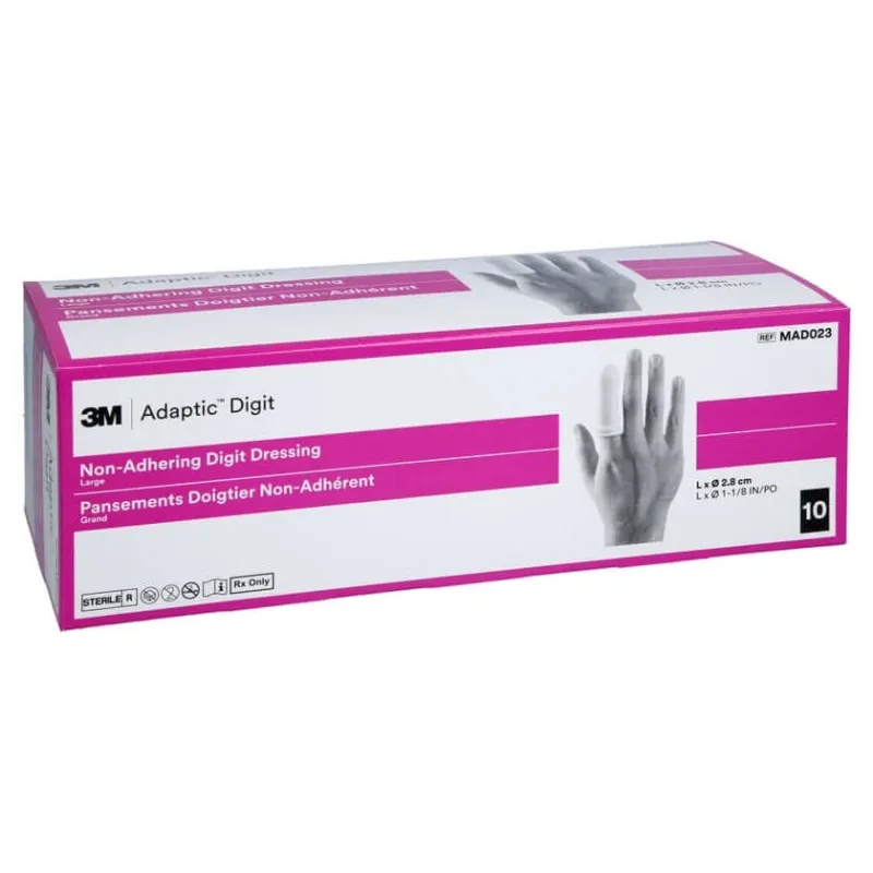 Bandaj pentru deget Adaptic Digit, 2,8 cm, lățime mare, 10 bucăți — preț și oferte