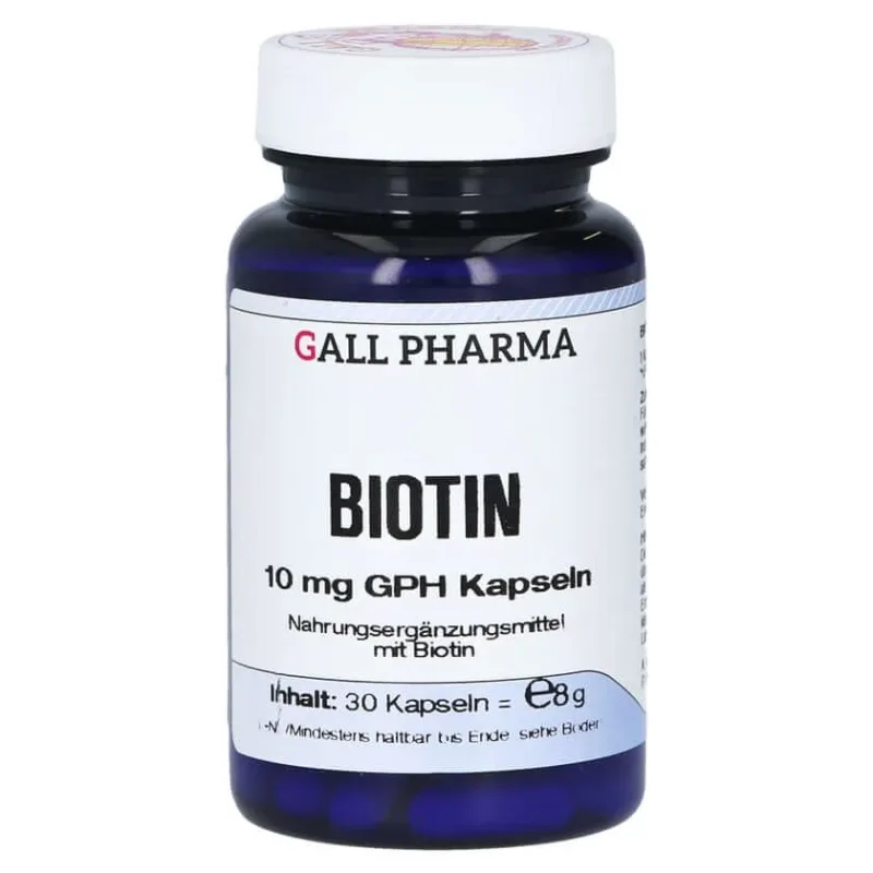 Biotină 10 mg GPH, capsule, 30 buc. — preț și oferte