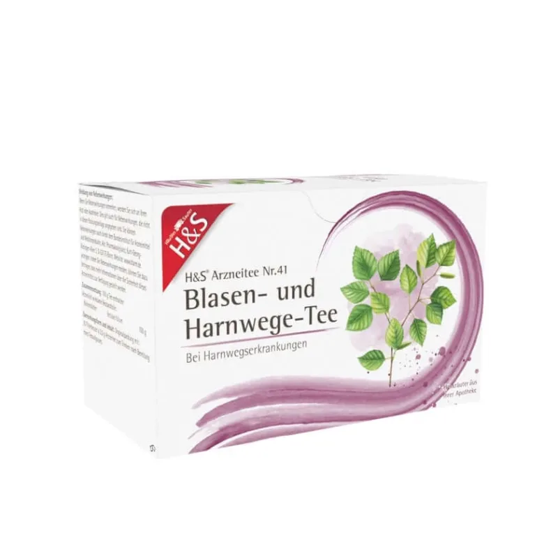 H&S Ceai pentru vezică și tractul urinar, pliculețe filtrante, 20 x 2 g — preț și oferte