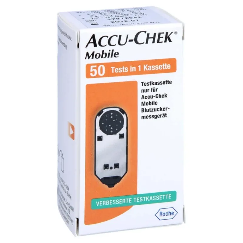 Casetă de testare Accu-chek Mobile, 50 buc. — preț și oferte