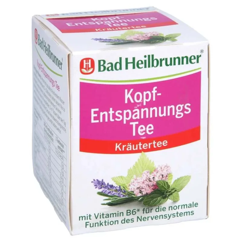 BAD Heilbrunner Ceai pentru relaxarea capului, pachet de 8 bucăți — preț și oferte