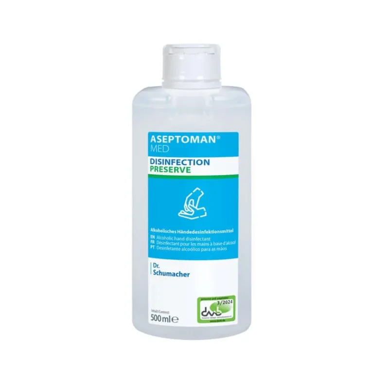 Aseptoman cu dezinfectant alcoolic pentru mâini, 500 ml — preț și oferte