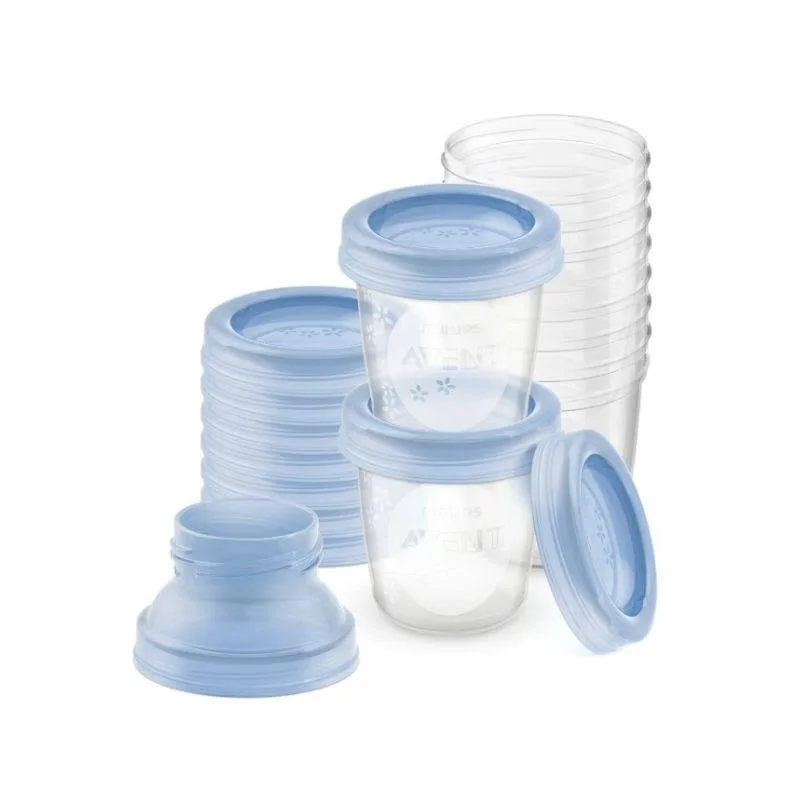 Recipiente pentru stocarea laptelui matern, 10 bucati, Philips Avent — preț și oferte