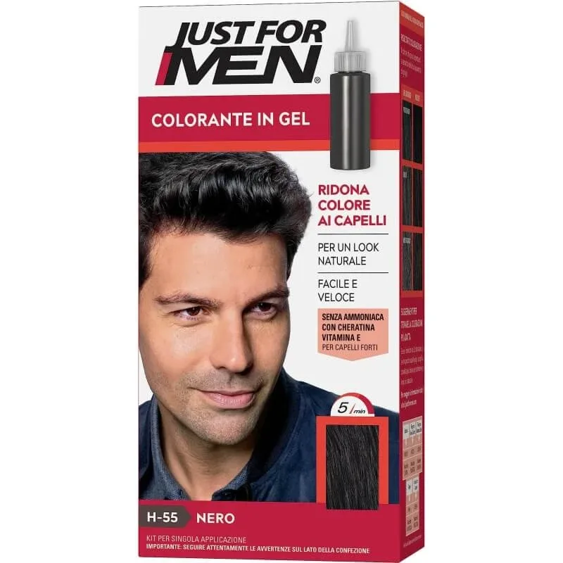 Just for Men Șampon colorant H-55 negru — preț și oferte