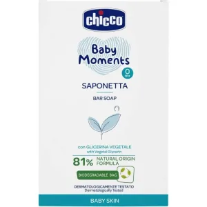 Chicco Baby Moments – săpun delicat pentru nou-născuți, 100 g
