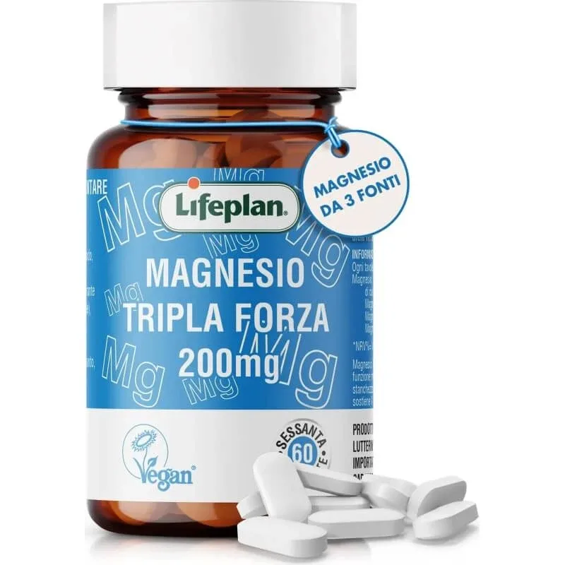Magneziu cu triplă putere, 60 de tablete – supliment mineral — preț și oferte