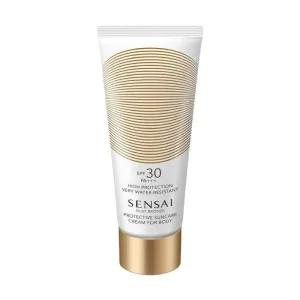Kanebo Cremă de protecție solară SPF 30 pentru corp, rezistentă la apă, Sensai Silky Bronze, protecție ridicată, 150 ml