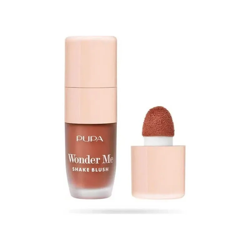 Pupa Wonder Me Shake Blush – fard de obraz lichid – nr. 005 Tequila Sunrise — preț și oferte